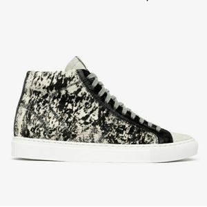 New P448 zebra print sneakers